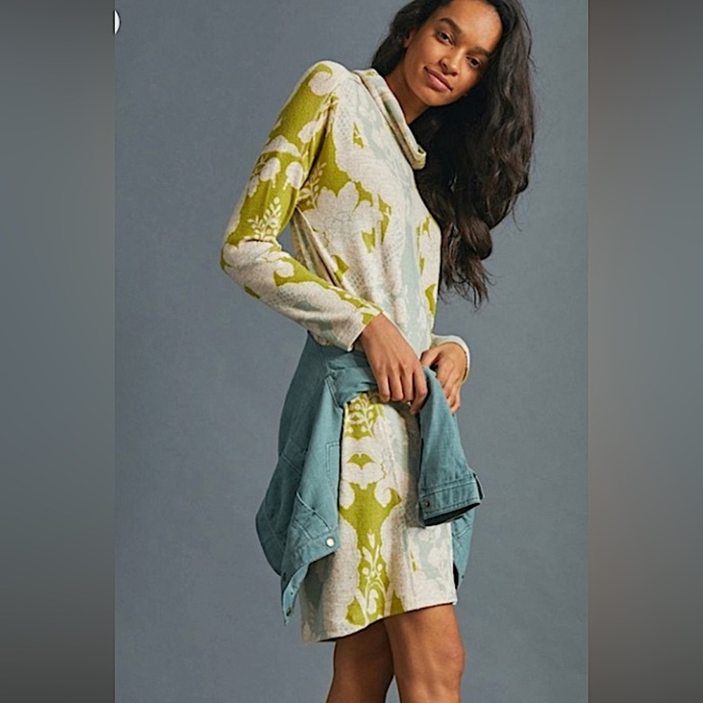 Saturday/Sunday Cozy turtleneck Tunic dress size L